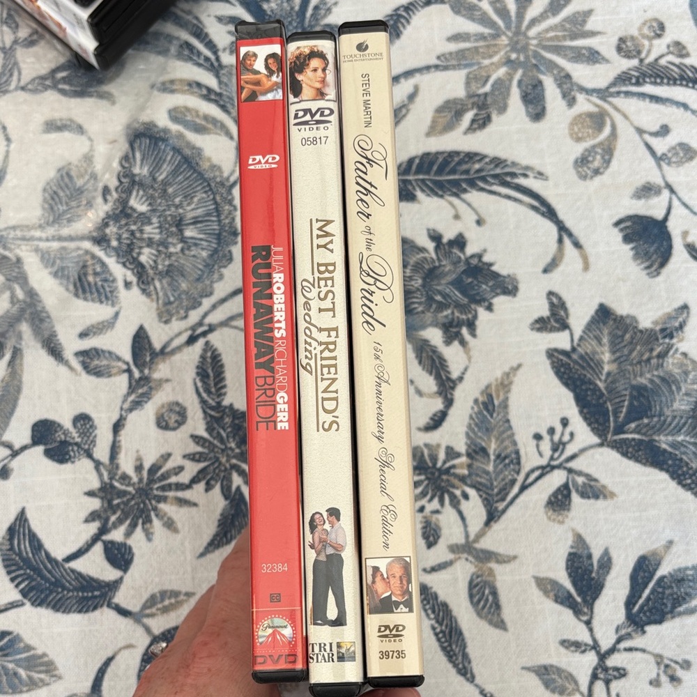 DVD Movie Bundle - Runaway Bride, My Best Friend's Wedding, Father of the Bride